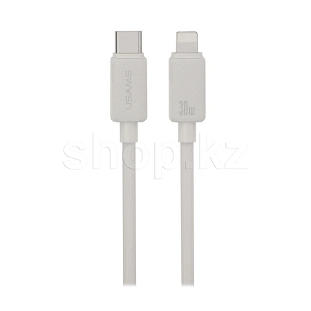 Кабель интерфейсный для Apple Lightning Usams US-SJ697, 2m, White
