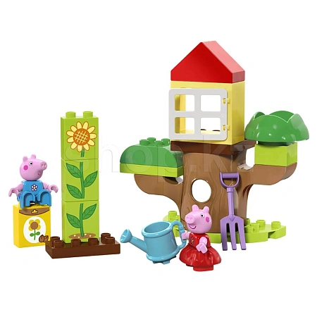 Lego, Duplo конструкторы: Peppa Pig бақшасы және ағаштағы үйі