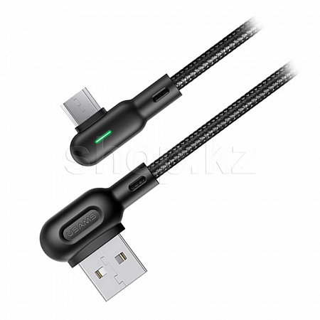 Кабель интерфейсный для Micro USB Usams US-SJ458 U57, 1.2m, Black