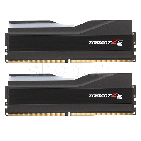DDR-5 DIMM 64 GB 6000 MHz G.SKILL Trident Z5 RGB, 2x 32 GB Kit, Black, BOX (F5-6000J3636F32GX2-TZ5RK)