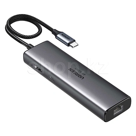 USB HUB 6-port USB 3.0 Type-C CM512, Grey