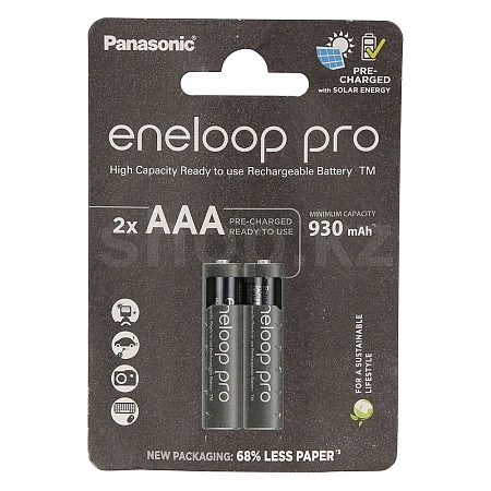 Аккумулятор Panasonic Eneloop Pro AAA BK-4HCDE/2CP, 930mAh (2шт.)