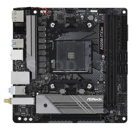 Материнская плата ASRock A520M-ITX/ac, AM4