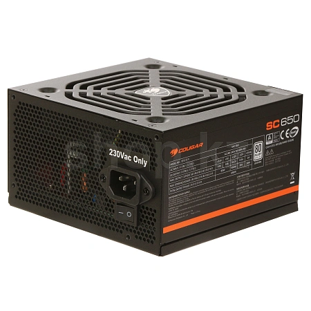 Блок питания ATX 650 W Cougar SC 650