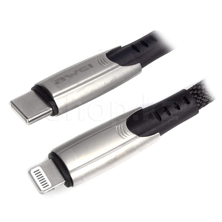 Apple Lightning - USB Type-C Awei CL-119L, 1m, Black интерфейс кабелі