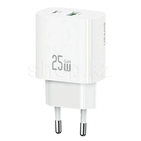 Зарядное устройство Usams CC315TC02, сеть, для USB-устройств, White