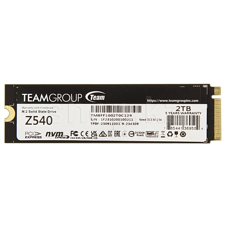 SSD 2 TB Team Group T-Force Z540, М.2, PCI-e 5.0