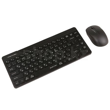 Клавиатура A4Tech Fstyler FG2200 Air2, Black, USB + мышь