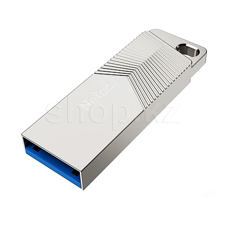 USB 64 GB Netac UM1, USB 3.2, Silver флешкасы