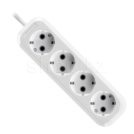 Defender R340, 4 розетки, 5м, White ұзартқышы