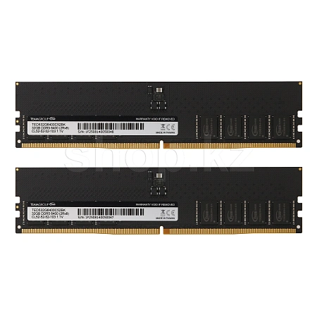 DDR-5 DIMM 64 GB 6400 MHz Team Group Elite, 2x 32 GB Kit, BOX (TED564G6400C52DC01)