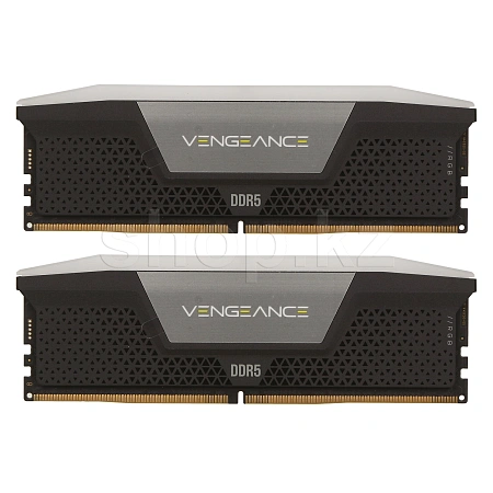DDR-5 DIMM 32 GB 6200 MHz Corsair Vengeance RGB, 2x 16 GB Kit, Black, BOX (CMH32GX5M2B6200C36)