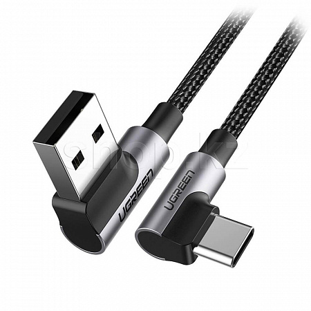 Кабель интерфейсный для USB Type-C UGREEN 20855, 0.5m, Black