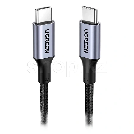 Кабель интерфейсный для USB Type-C - Type-C Ugreen US316, 1.5m, Space Gray
