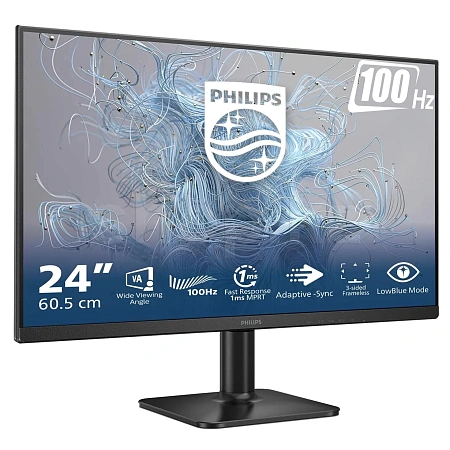 Монитор 23.8" Philips 24E2N1100LB/01, Black