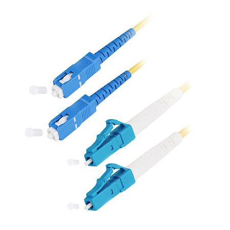 Patch cord талшықты-оптикалық SC-LC SHIP, 2m, OEM, Yellow