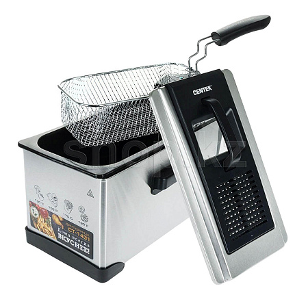 Фритюрница Centek CT-1431, Black-Steel