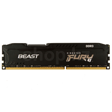 DDR-3 DIMM 8 GB 1600 MHz Kingston Fury Beast, Black, BOX (KF316C10BB/8)