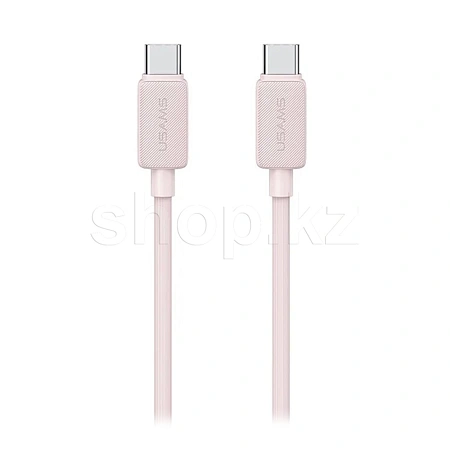 Кабель интерфейсный для USB Type-C - Type-C Usams SJ-691, 1m, Pink