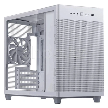 Корпус ASUS Prime AP201 Tempered Glass, White