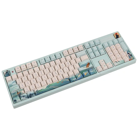 Varmilo Goddess LuoShen VA100, Kailh Prestige Voice switch, Turquoise, USB пернетақтасы