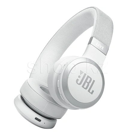 JBL Live 670NC, White Bluetooth гарнитурасы