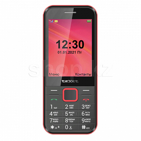 TeXet TM-302, Black-Red ұялы телефоны