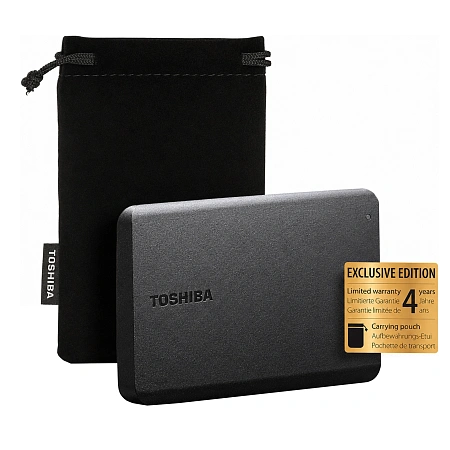 Внешний жесткий диск 2 TB 2.5", Toshiba Canvio Basics Exclusive, Black (HDTB520MK3AA)