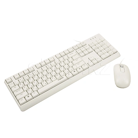 Rapoo X130PRO, White, USB пернетақтасы + тінтуір