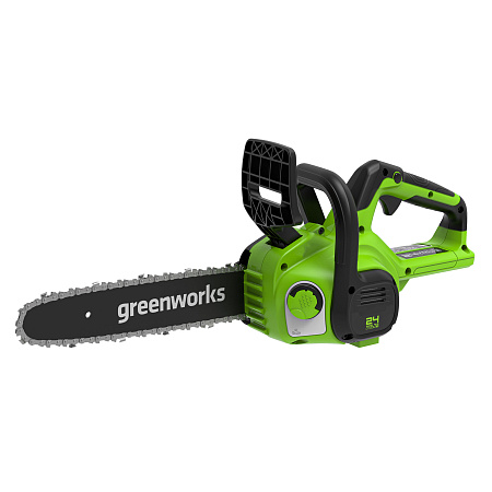 Greenworks G24CS25 аккумуляторлық шынжырлы ара, батарея мен зарядтағышсыз