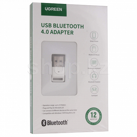 Ugreen USB Bluetooth 4.0 Adapter-White, Telefonati