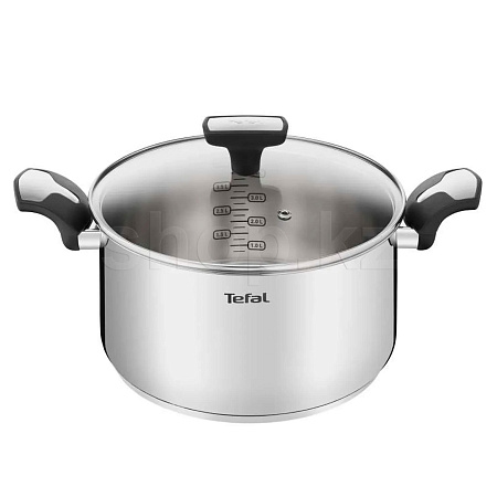 Tefal Emotion E3014624, 24 см, 5.2 л, қазан, қақпағы бар