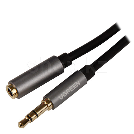 Кабель аудио сигнала UGREEN AV118, 1.5m, Black, RTL