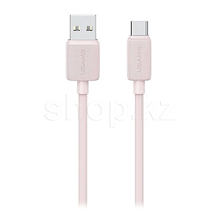 Кабель интерфейсный для USB Type-C Usams SJ-688, 1m, Pink