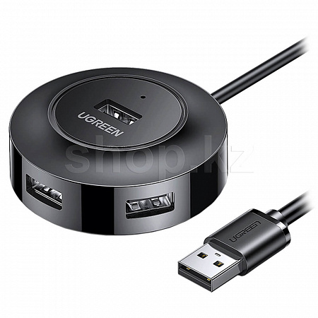 USB HUB 4-port USB 2.0 Ugreen CR106, Black