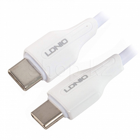 USB Type-C LDNIO LC121-C, White интерфейс кабелі