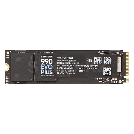SSD накопитель 4 TB Samsung 990 EVO Plus, M.2, PCIe 4.0