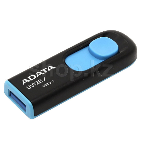 32 GB ADATA UV128, USB 3.2, Black-Blue USB флешкасы