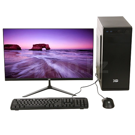 WW-KZ кеңсе компьютері (Celeron G5905, 512 GB SSD, 8 GB DDR4) + 23.8 мониторы