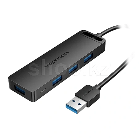 USB HUB 4-port USB 3.0 Vention CHLBF, Black, OEM