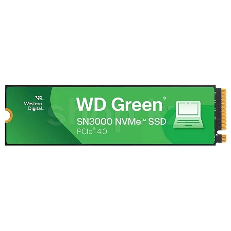 1 TB Western Digital Green SN3000, M.2, PCle 4.0 SSD сақтау құрылғысы