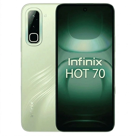 Смартфон Infinix HOT 70, 4 GB, 128 GB, Green Texture (X6895)