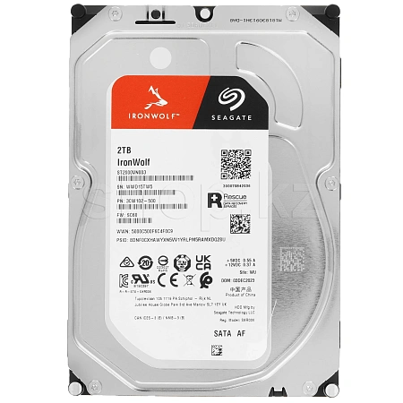 Жесткий диск HDD 2 TB Seagate IronWolf NAS (ST2000VN003), 3.5", 256 MB, SATA III