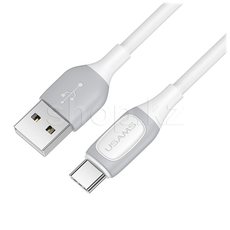 USB Type-C Usams US-SJ596, 1m, White интерфейс кабелі