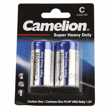 Camelion C Super Heavy Duty R14P-BP2B, 1.5V, (2 дана) батареясы