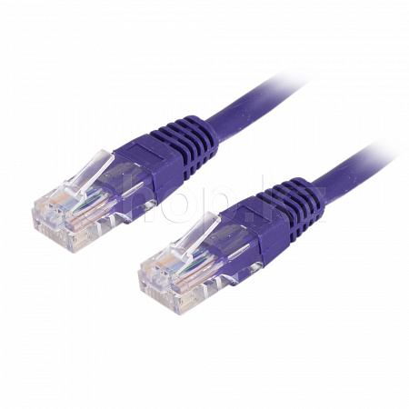 Patch cord RJ-45 5е cat Cablexpert PP12-0.5M/V, UTP, 0.5m, Violet