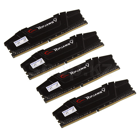 DDR-4 DIMM 32 GB 3200 MHz G.SKILL Ripjaws V, 4x 8 GB Kit, Black, BOX (F4-3200C16Q-32GVKB)