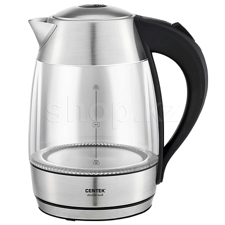 Чайник Centek CT-0012, Steel-Black